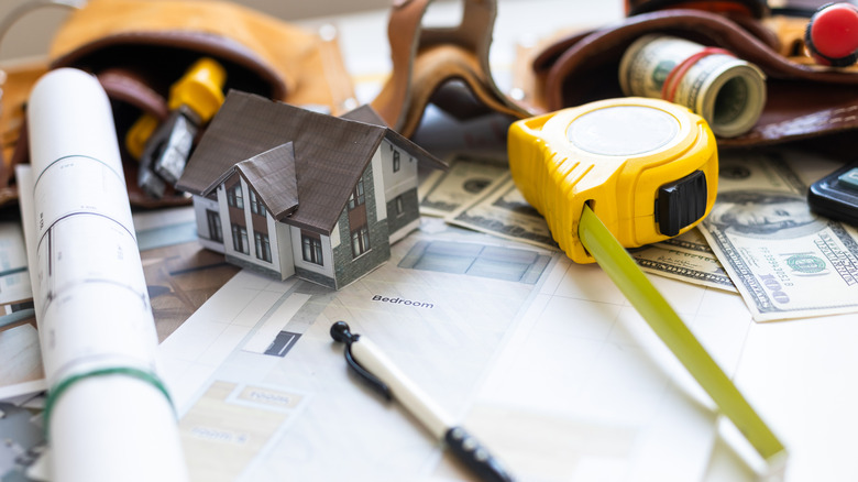 Tools on top of blueprint