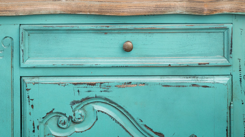 Distressed dresser