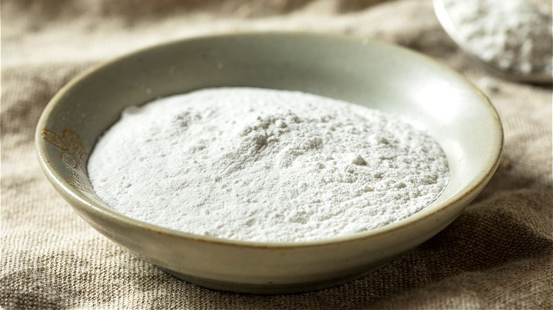 Bowl of cream of tartar