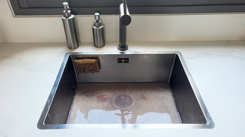 clogged sink