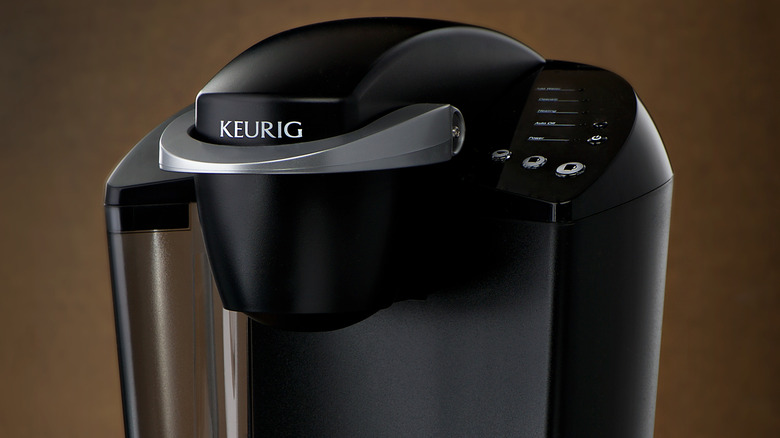 Black Keurig coffee maker