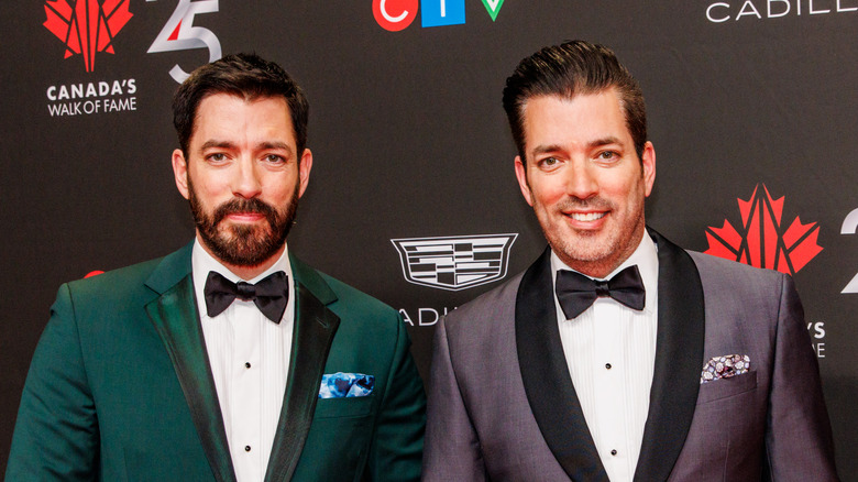 The Property Brothers smiling