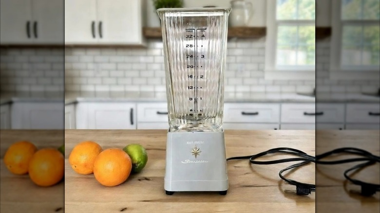 A Mary Proctor Starlflite Blender on a counter
