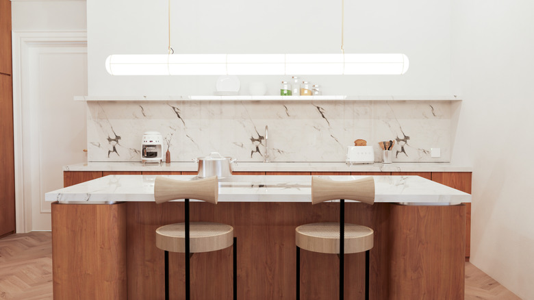A kitchen island