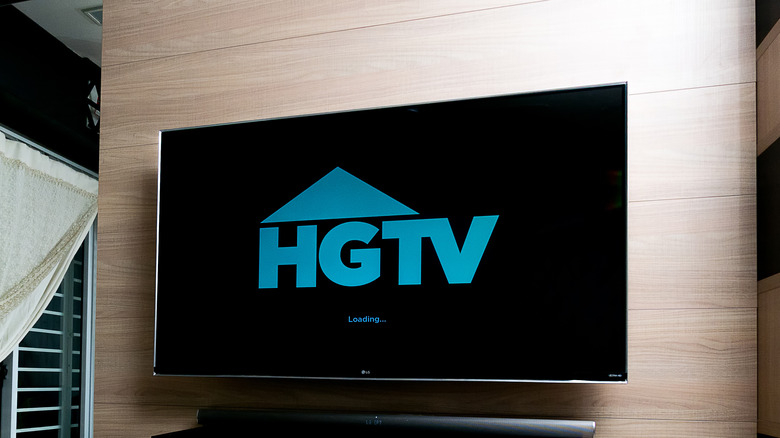 HGTV logo on television