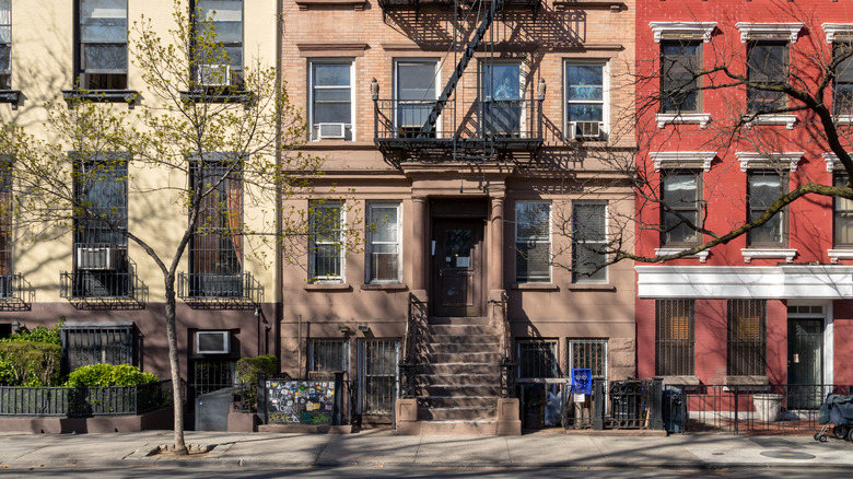 Old apartment buildings in Manhattan 