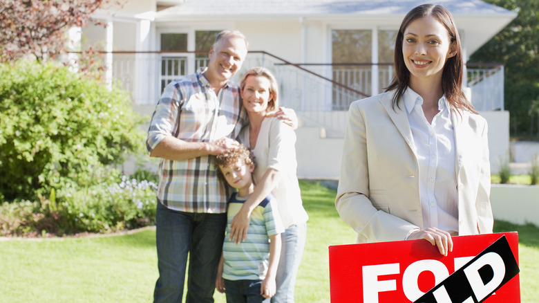 happy family new homeowners