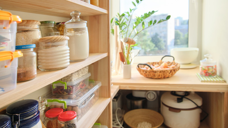 The Reason You Should Never Store Dish Towels In Your Kitchen Pantry