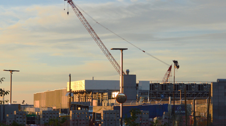 Google's new data center under construction in USA