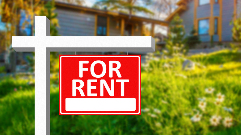 for rent sign