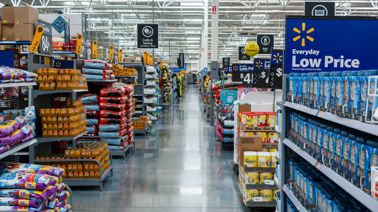 View of Walmart storefront