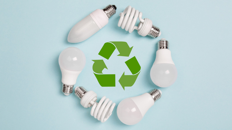 Various recyclable light bulbs