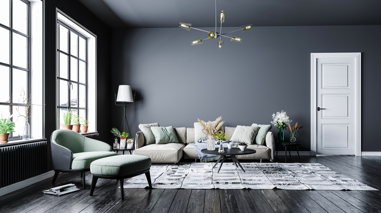 Contemporary gray decor scheme