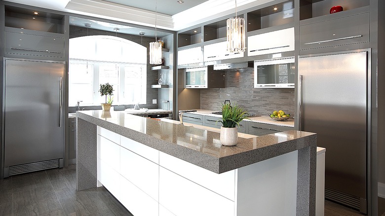 kitchen with stainless steel appliances