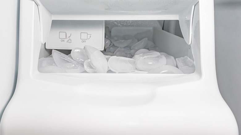 Icemaker in freezer