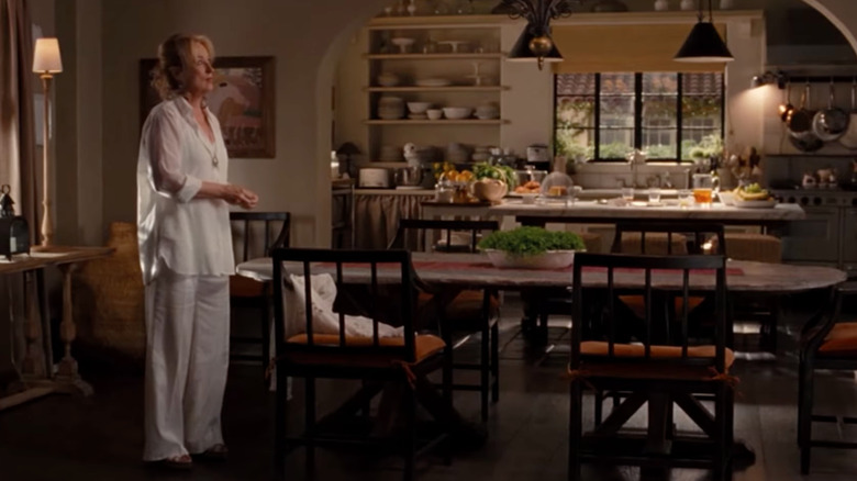 Meryl Streep stands in her kitchen in the movie "It's Complicated"
