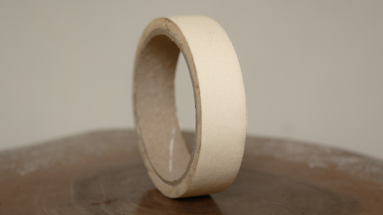 A roll of masking tape