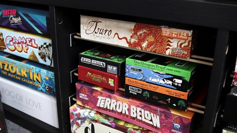 Kallax board game storage
