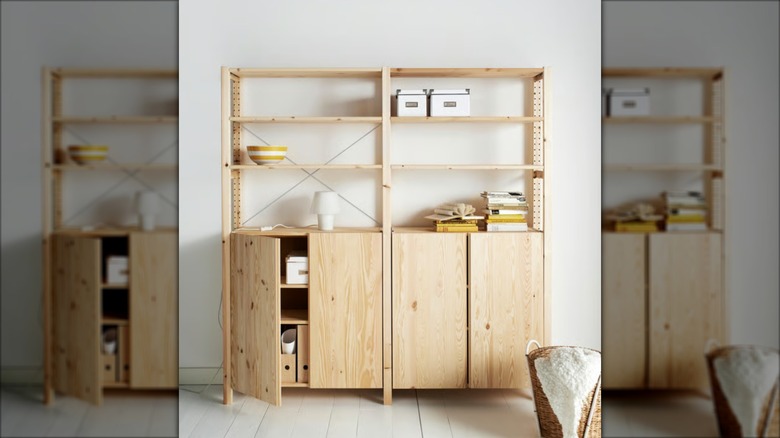 IKEA IVAR shelving unit on display