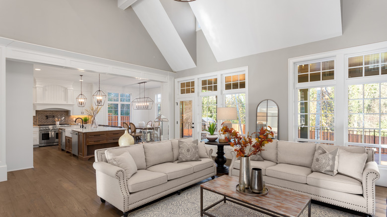 vaulted ceiling