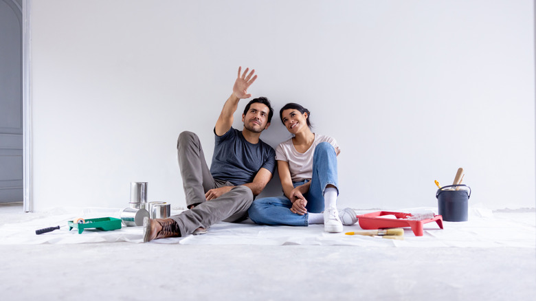 Couple planning wall design