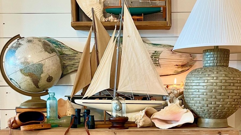 A collection of nautical themed accessories