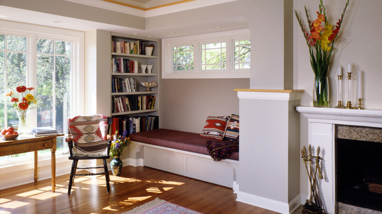 90s styled home with outdated trim and molding