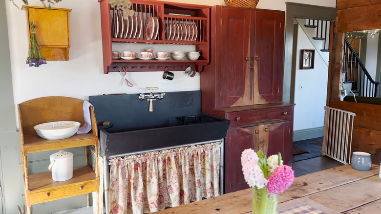 A view of an unfitted kitchen