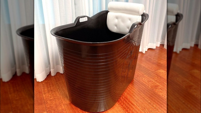 flinq portable bucket bath