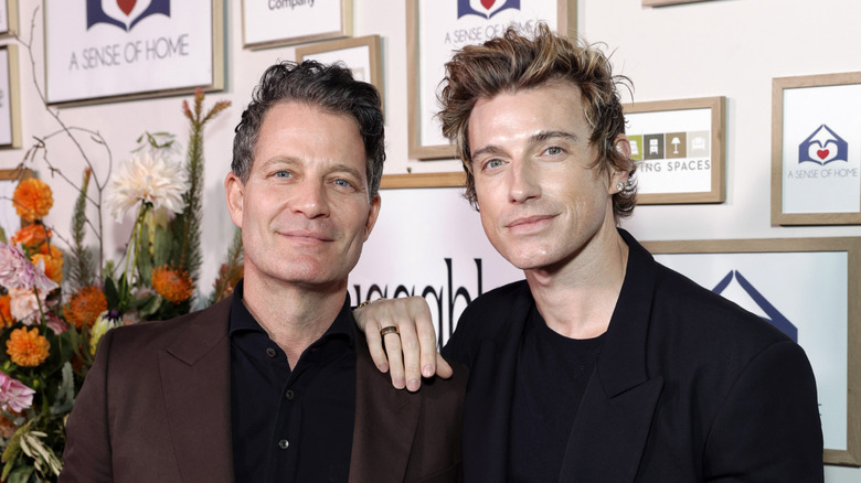 Nate Berkus (left) and Jeremiah Brent attend A Sense of Home Gala 2024 at a private residence on October 24, 2024 in Los Angeles, California.