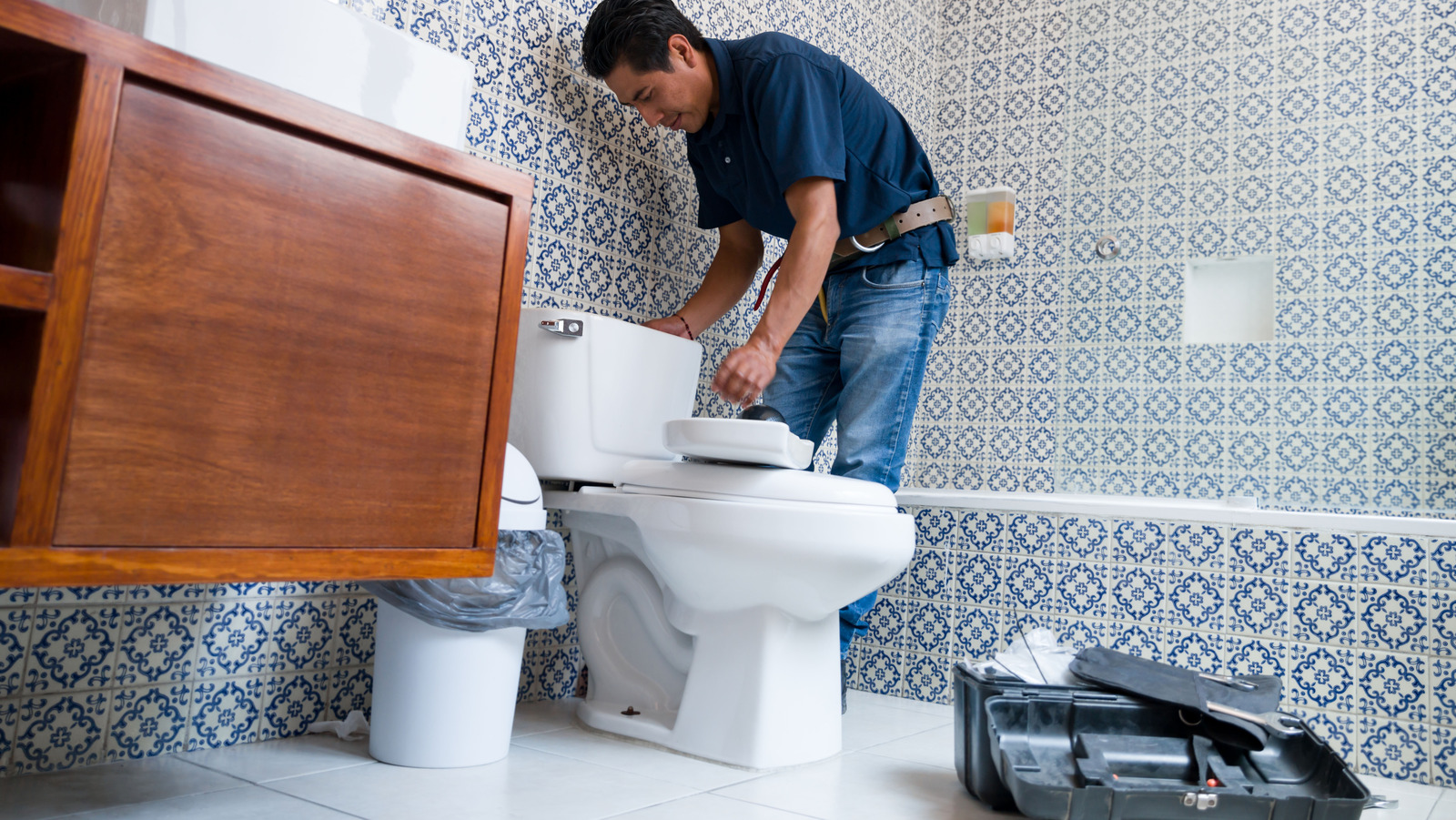 The Toilet Mistake You'll Want To Avoid Making In The Bathroom
