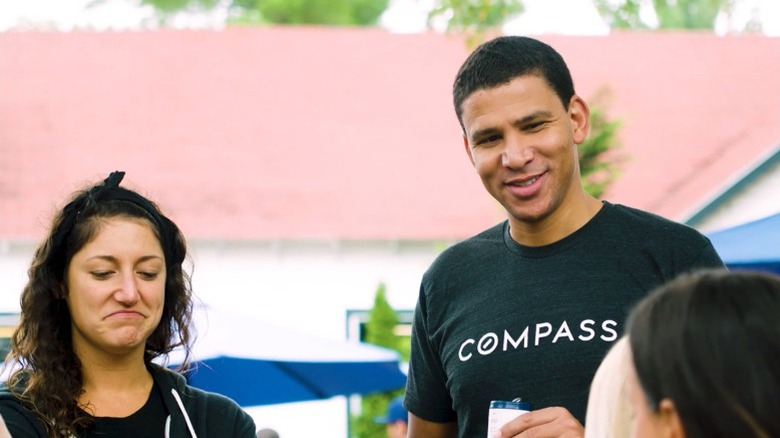 Compass founder and CEO Robert Reffkin speaking to Compass agents at retreat