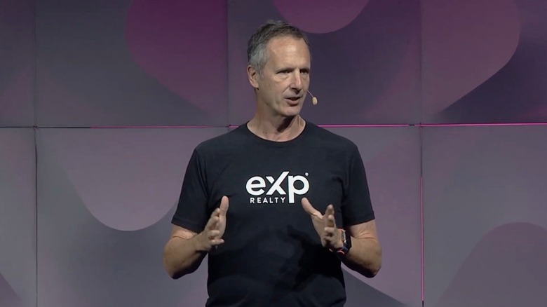 eXp Realty founder Glenn Sanford speaking at eXpcon Miami 2024