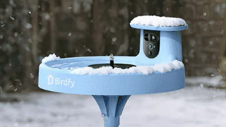 Birdfy bath pro in blue