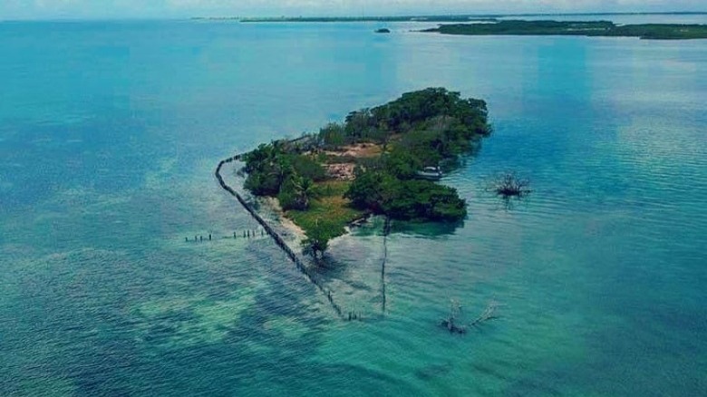 Island aerial view
