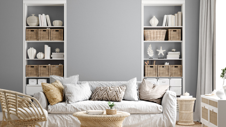 Bright living room decor 