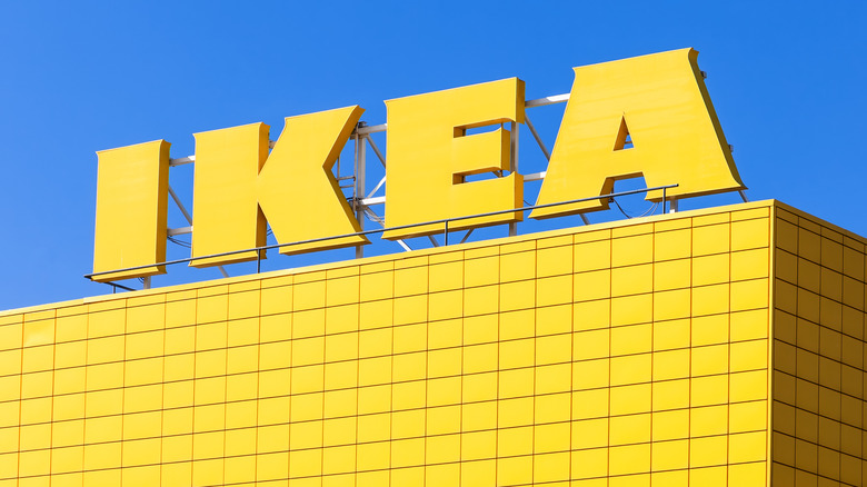 IKEA sign against blue sky