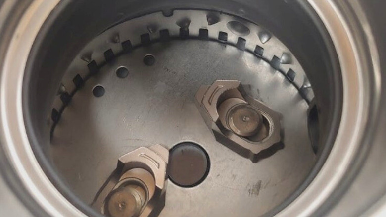 impellers on a garbage disposal