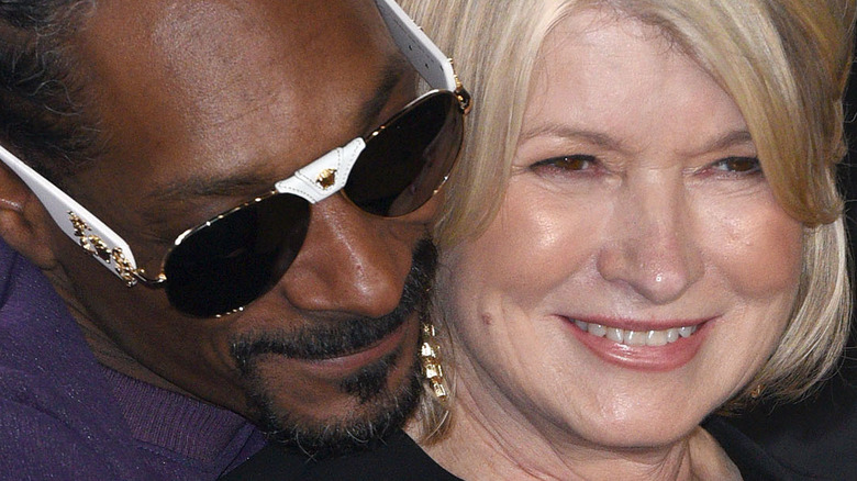 Snoop Dogg and Martha Stewart hugging