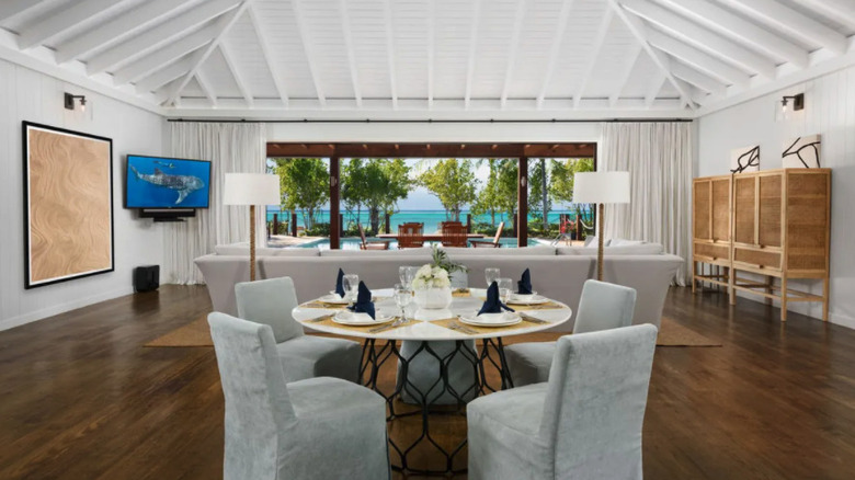 Interior in Bruce Willis's former compound
