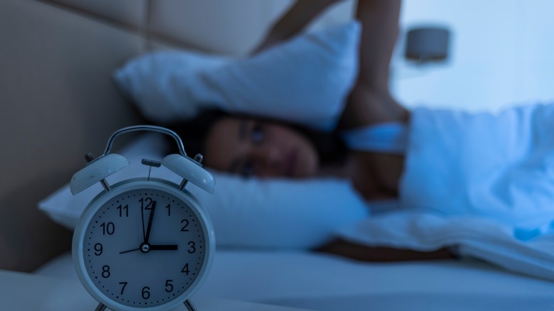 Person awake at 3 a.m.