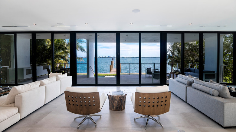 beach house with ocean view