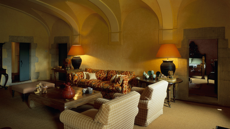 eclectic living room