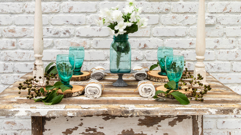 distressed wood furniture