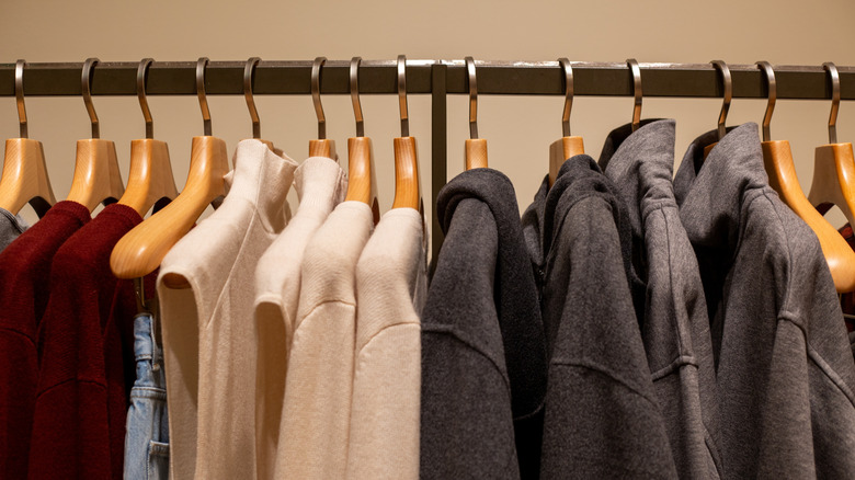 Duplicate pieces in a closet