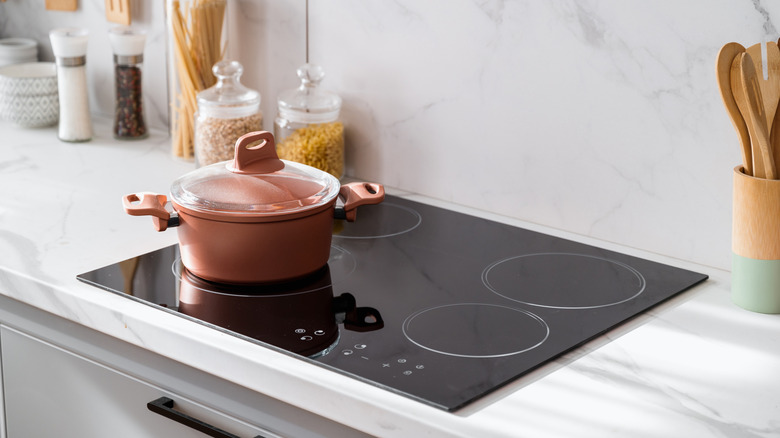 clean glass induction stove top