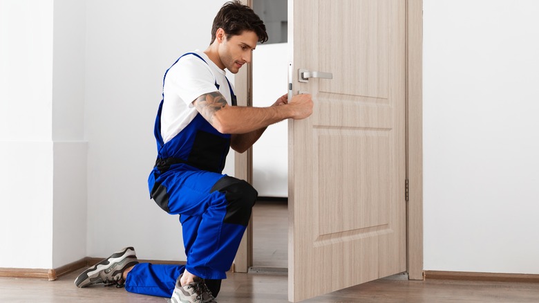 Installing an interior door