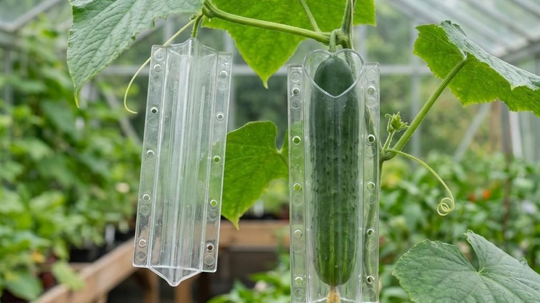 Heart-shaped cylinder for cucumbers