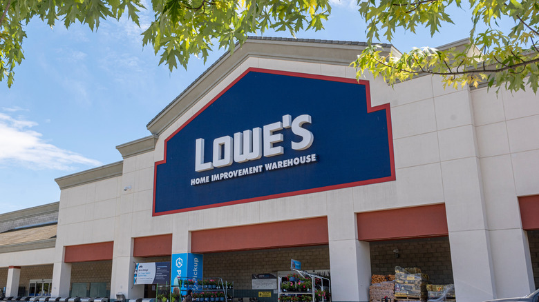 exterior of Lowe's store