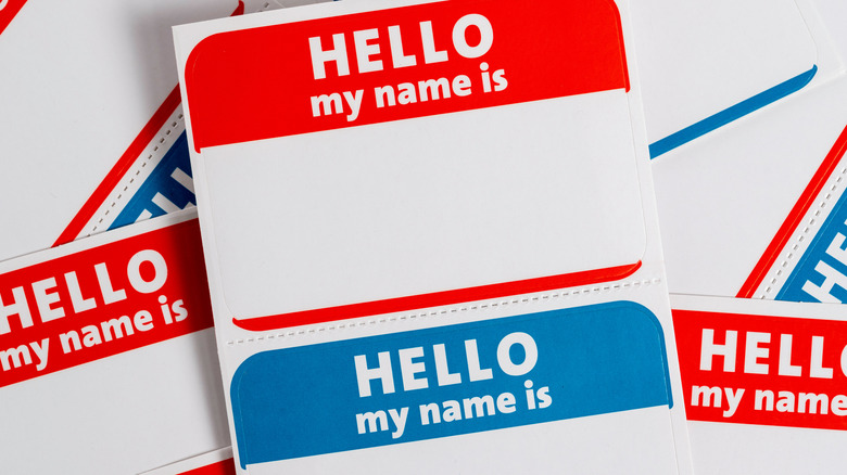 my name is nametags